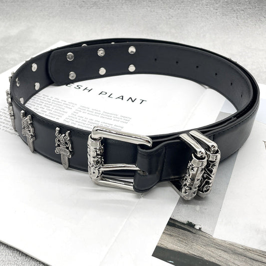 Chh Chrome Heart Belt Punk High Street Man
